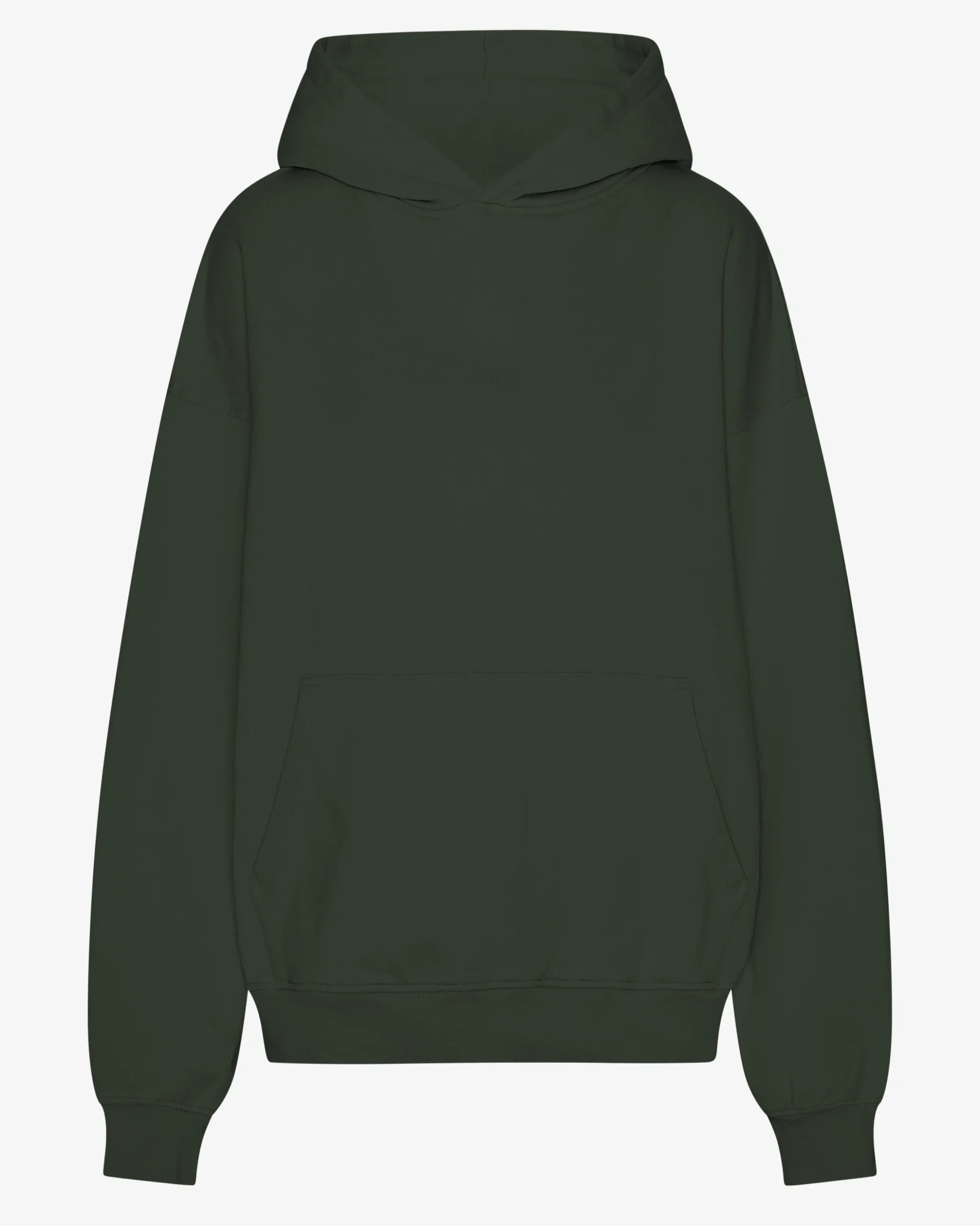 Organic Oversized Hood - Hunter Green