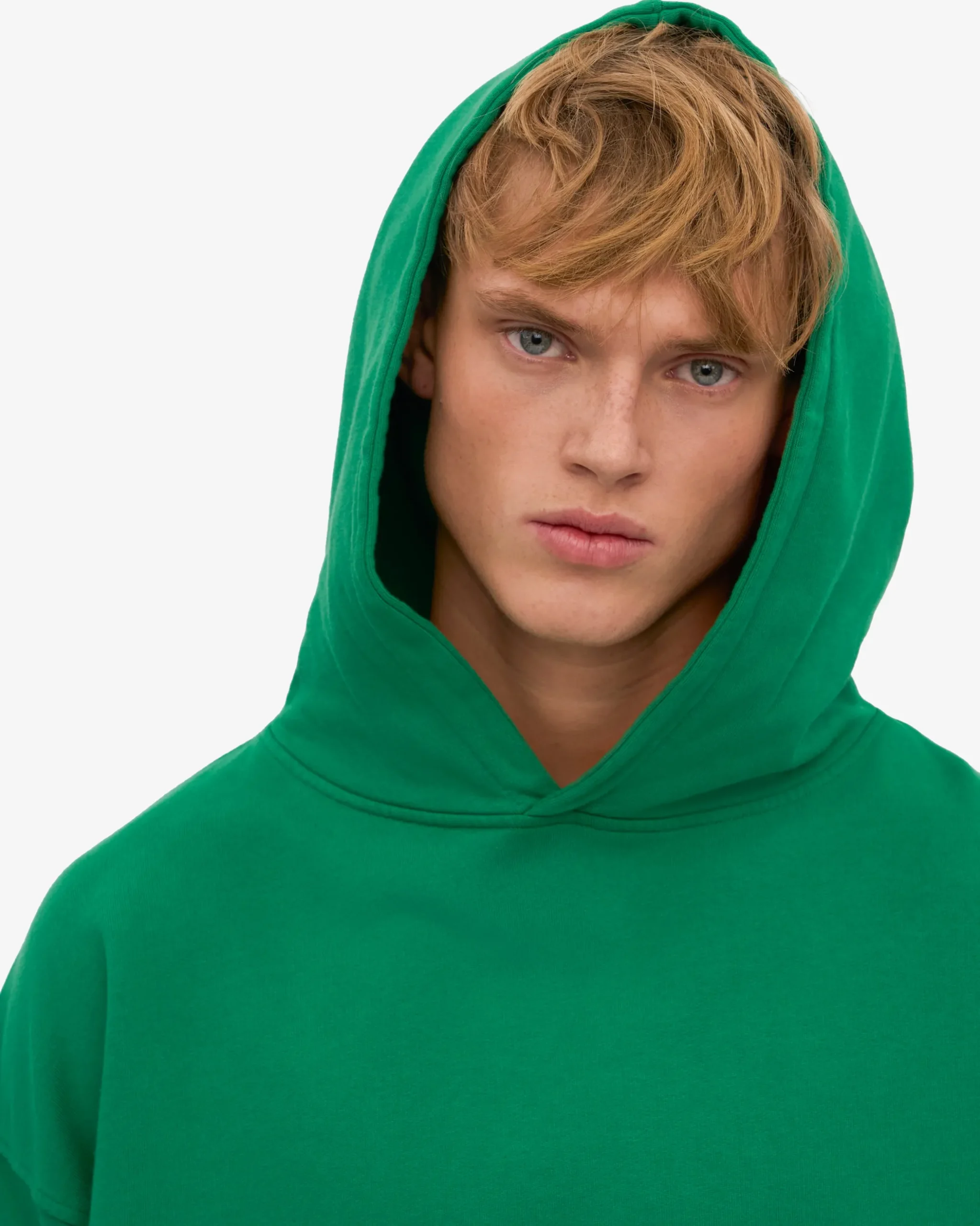 Organic Oversized Hood - Kelly Green