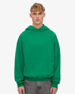 Organic Oversized Hood - Kelly Green