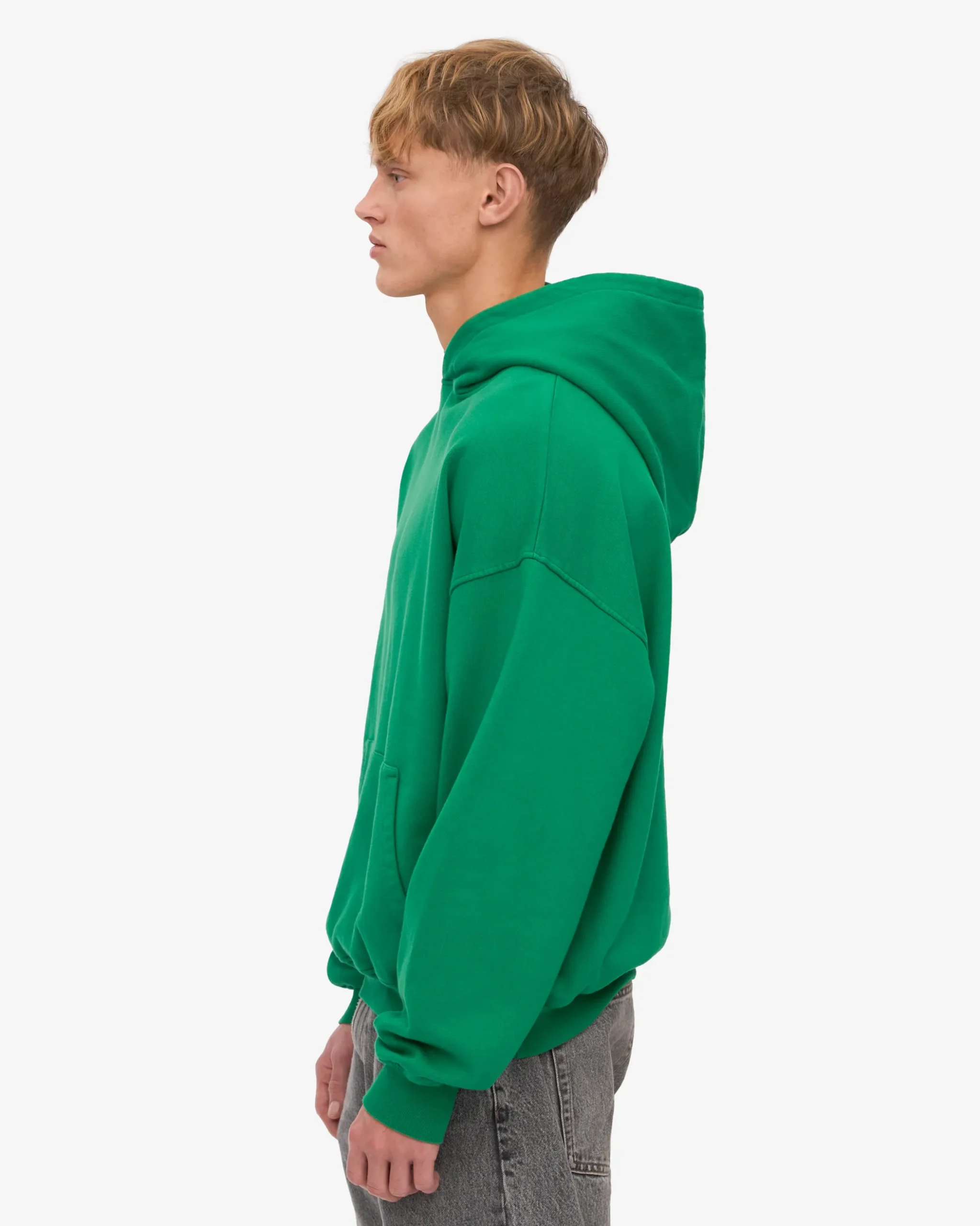 Organic Oversized Hood - Kelly Green