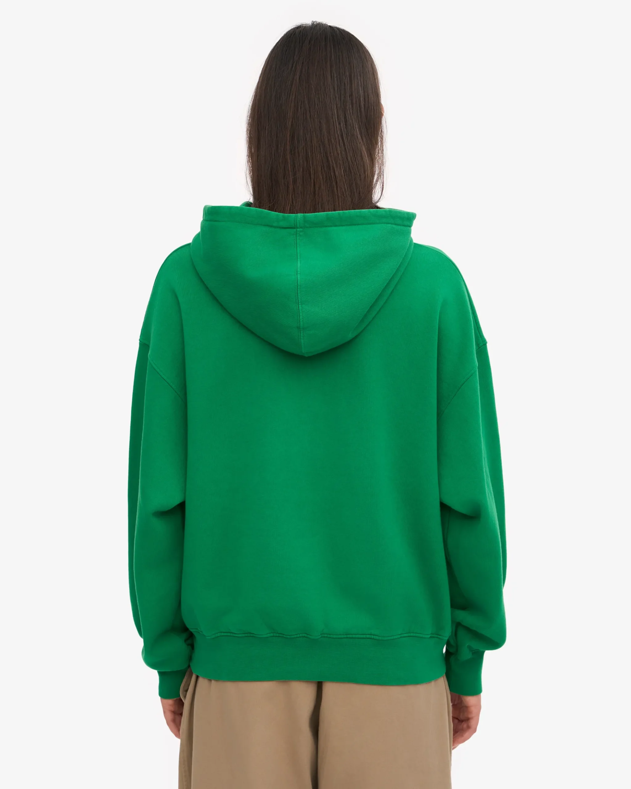 Organic Oversized Hood - Kelly Green