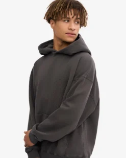 Organic Oversized Hood - Lava Grey