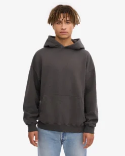 Organic Oversized Hood - Lava Grey