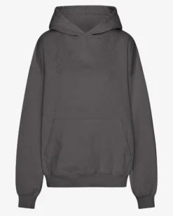 Organic Oversized Hood - Lava Grey
