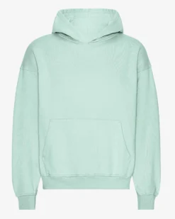 Organic Oversized Hood - Light Aqua