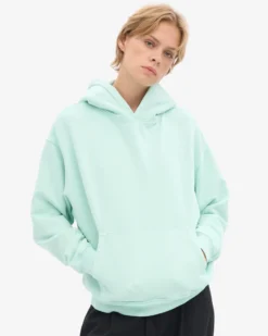 Organic Oversized Hood - Light Aqua
