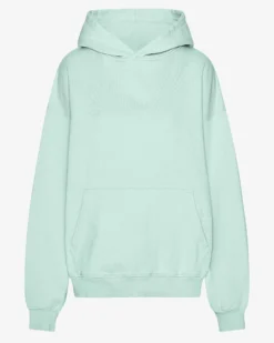 Organic Oversized Hood - Light Aqua