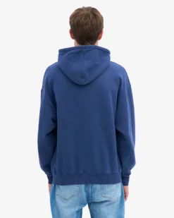 Organic Oversized Hood - Marine Blue