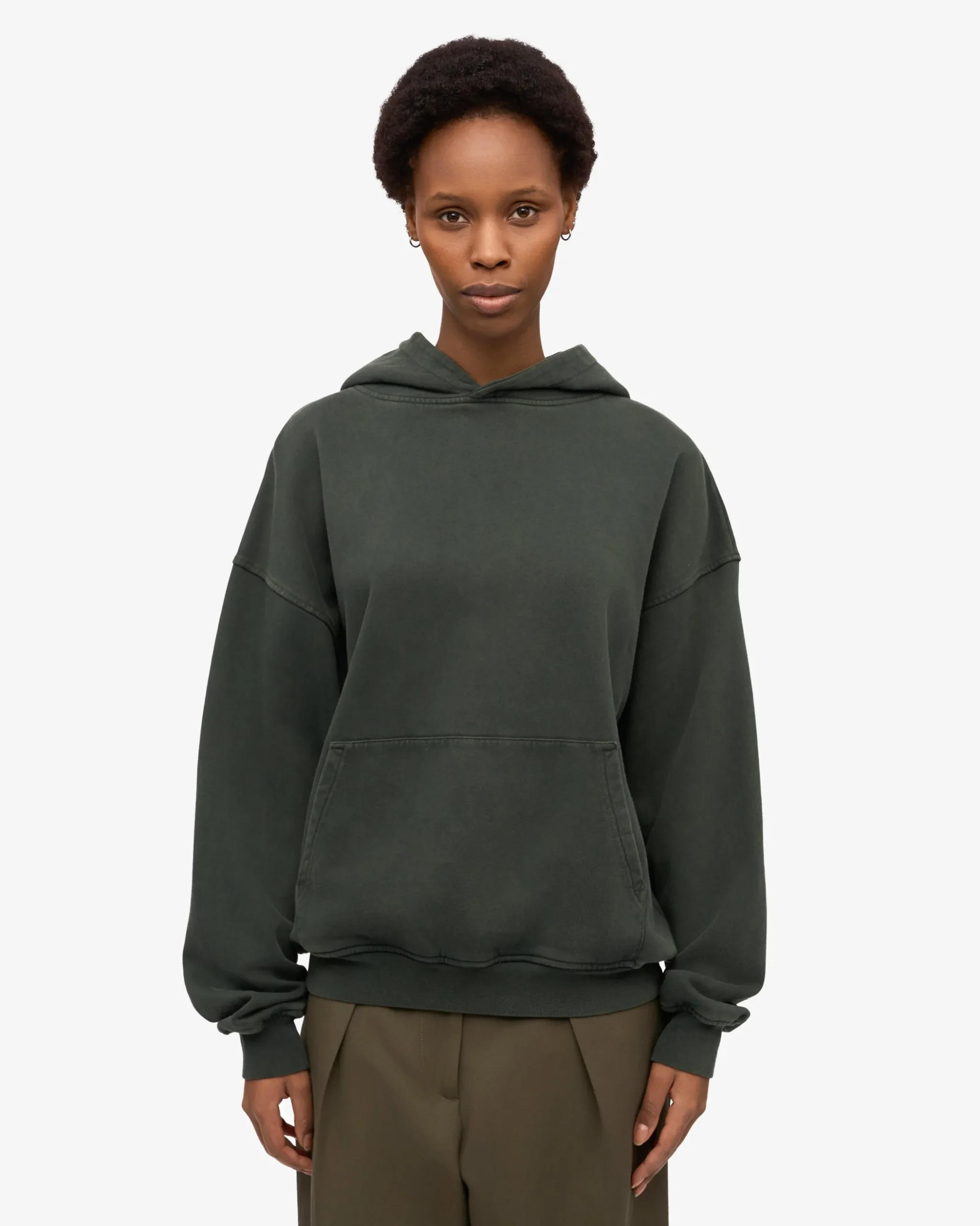 Organic Oversized Hood - Midnight Forest