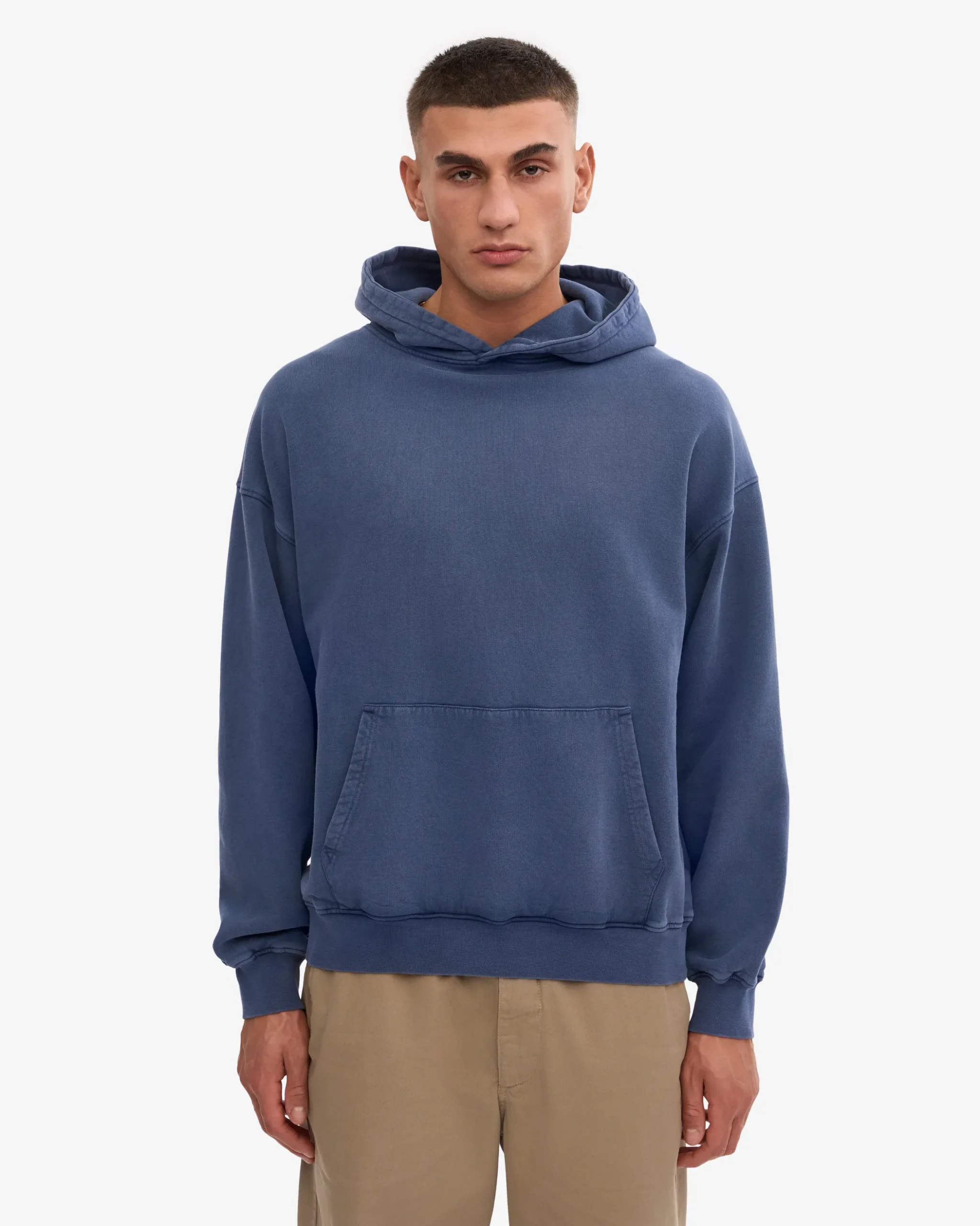 Organic Oversized Hood - Neptune Blue