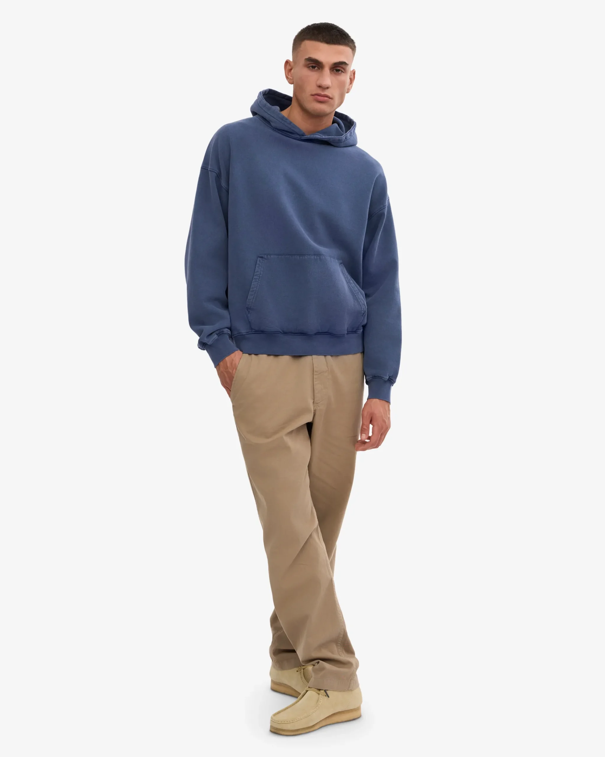 Organic Oversized Hood - Neptune Blue