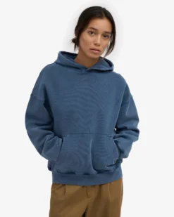 Organic Oversized Hood - Neptune Blue