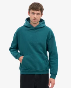 Organic Oversized Hood - Ocean Green