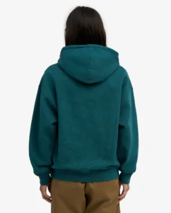 Organic Oversized Hood - Ocean Green