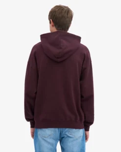 Organic Oversized Hood - Oxblood Red