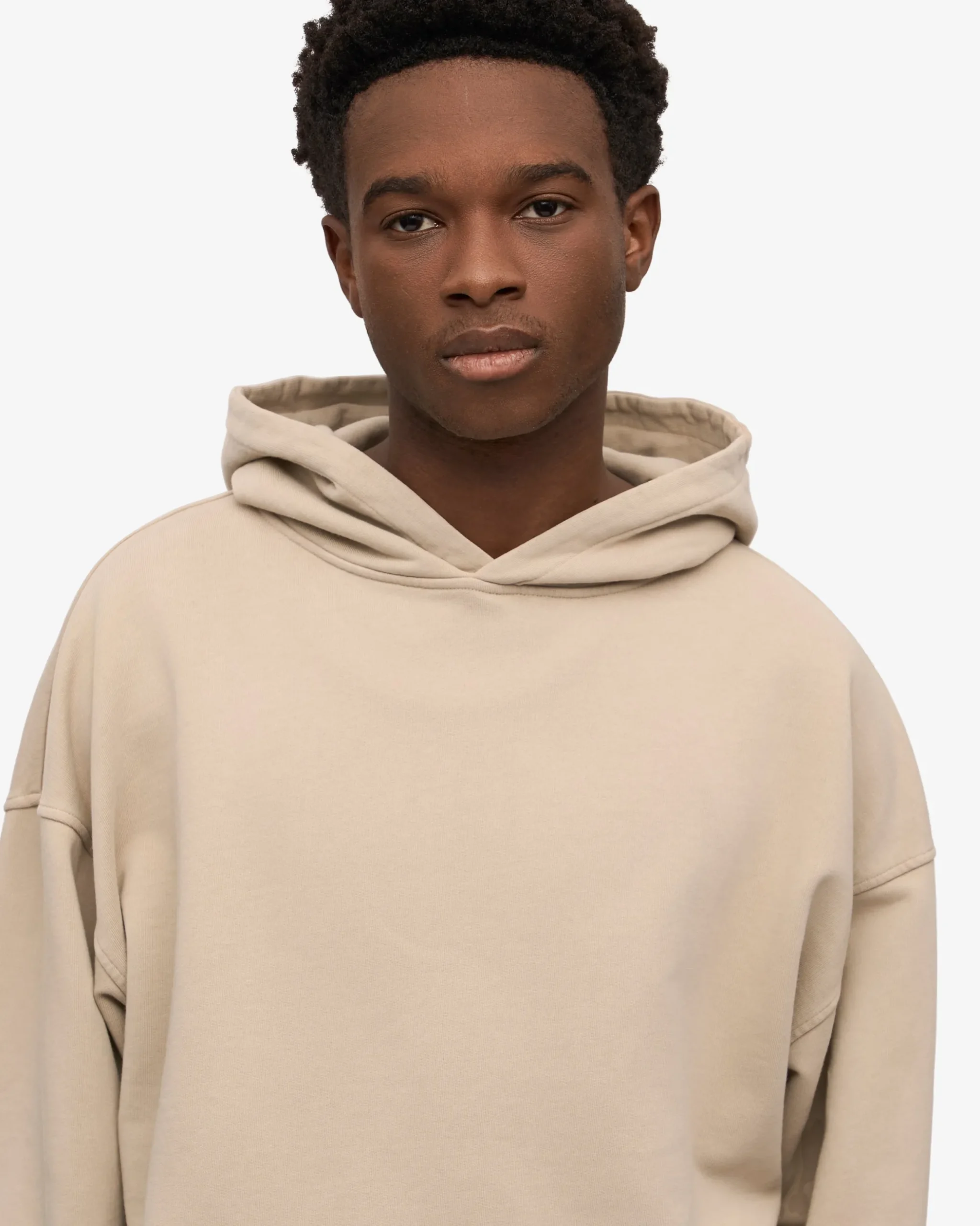 Organic Oversized Hood - Oyster Grey