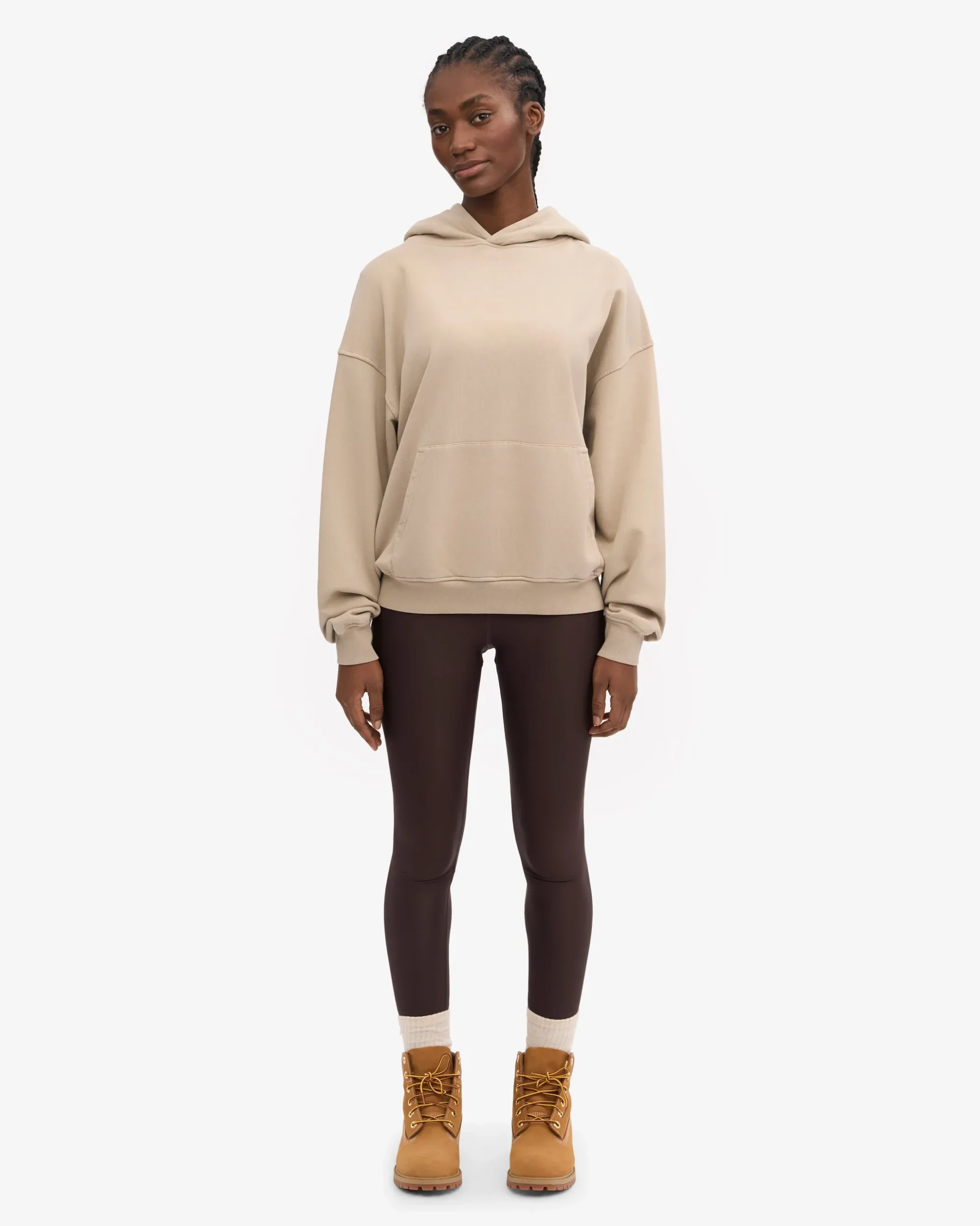 Organic Oversized Hood - Oyster Grey