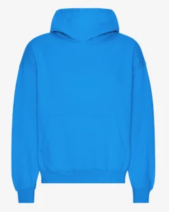 Organic Oversized Hood - Pacific Blue