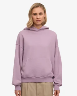 Organic Oversized Hood - Pearly Purple