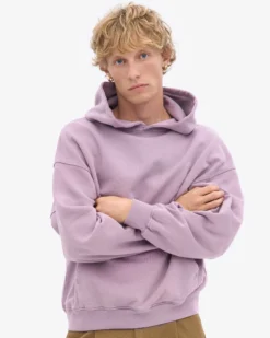 Organic Oversized Hood - Pearly Purple