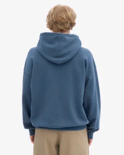 Organic Oversized Hood - Petrol Blue