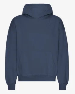 Organic Oversized Hood - Petrol Blue