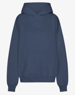 Organic Oversized Hood - Petrol Blue