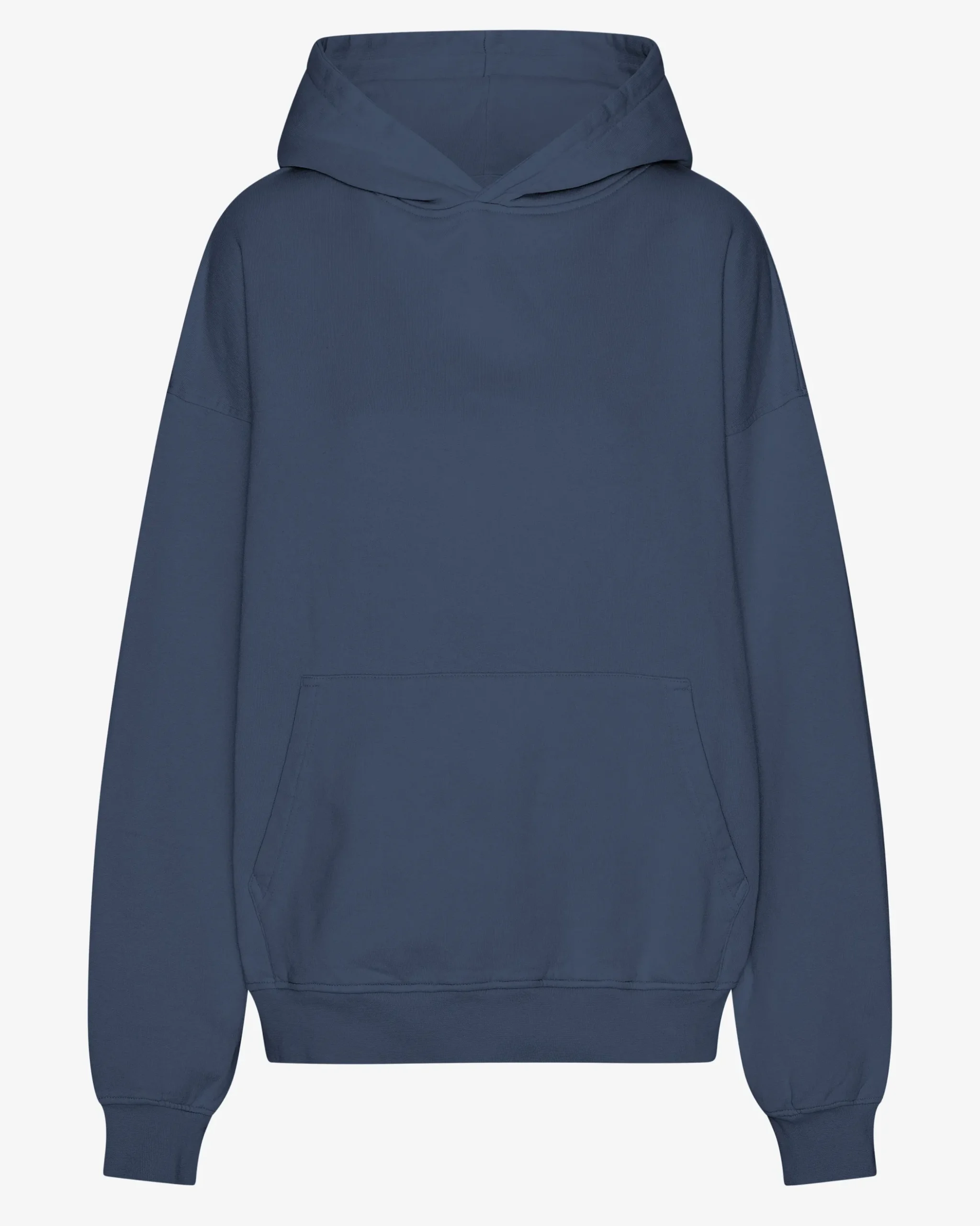 Organic Oversized Hood - Petrol Blue