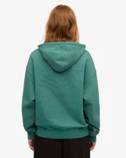 Organic Oversized Hood - Pine Green