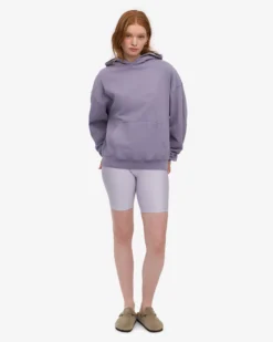 Organic Oversized Hood - Purple Jade