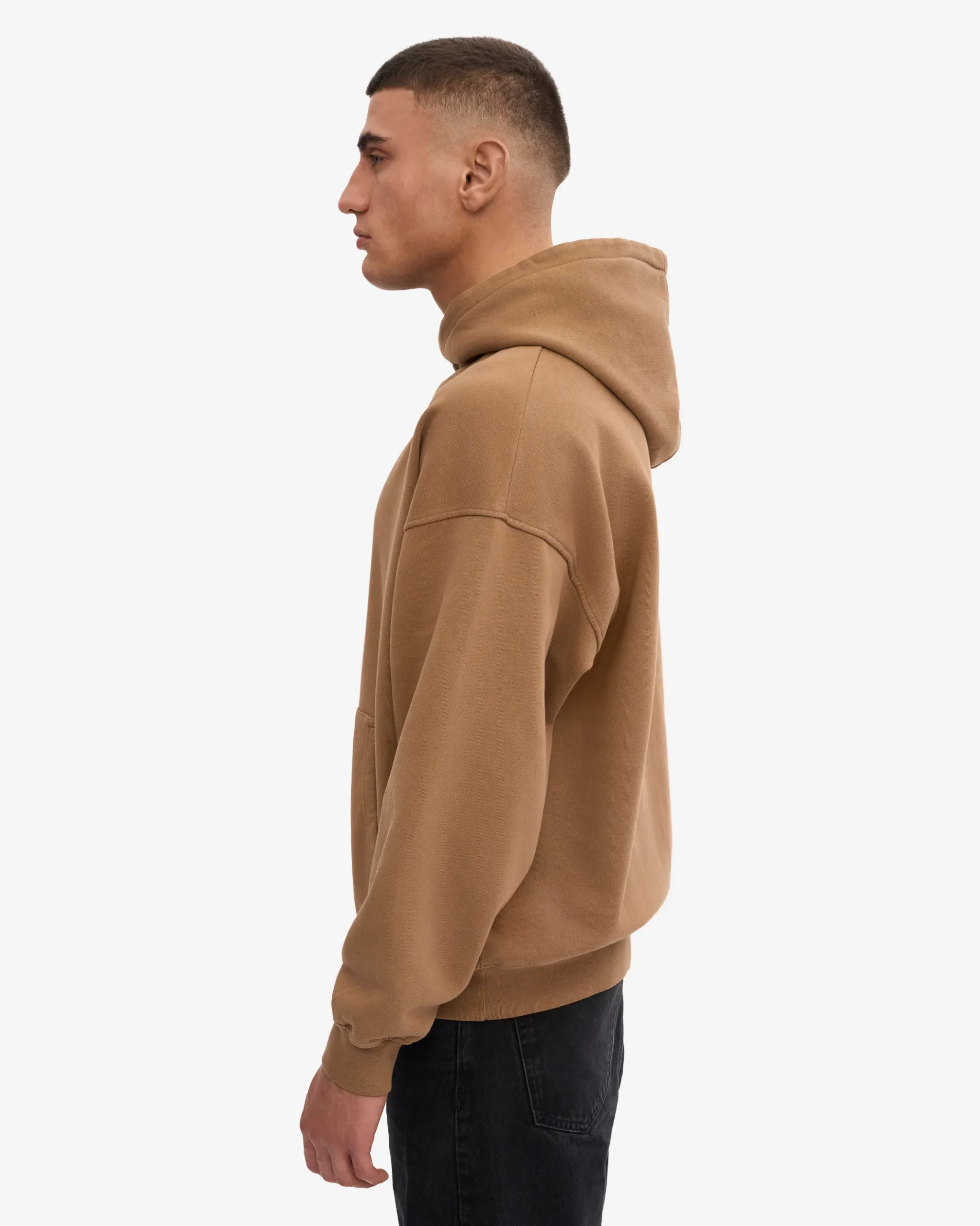 Organic Oversized Hood - Sahara Camel