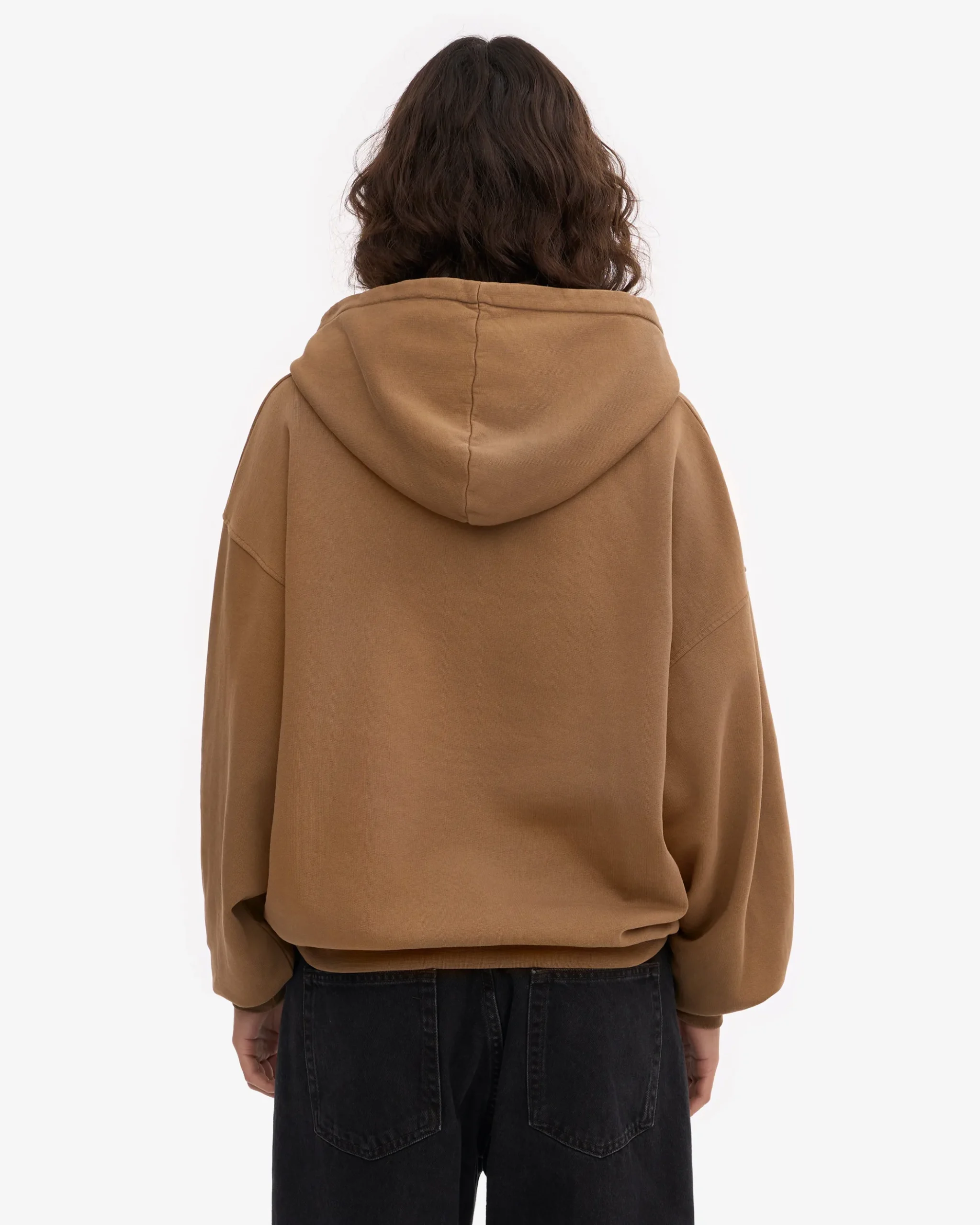 Organic Oversized Hood - Sahara Camel