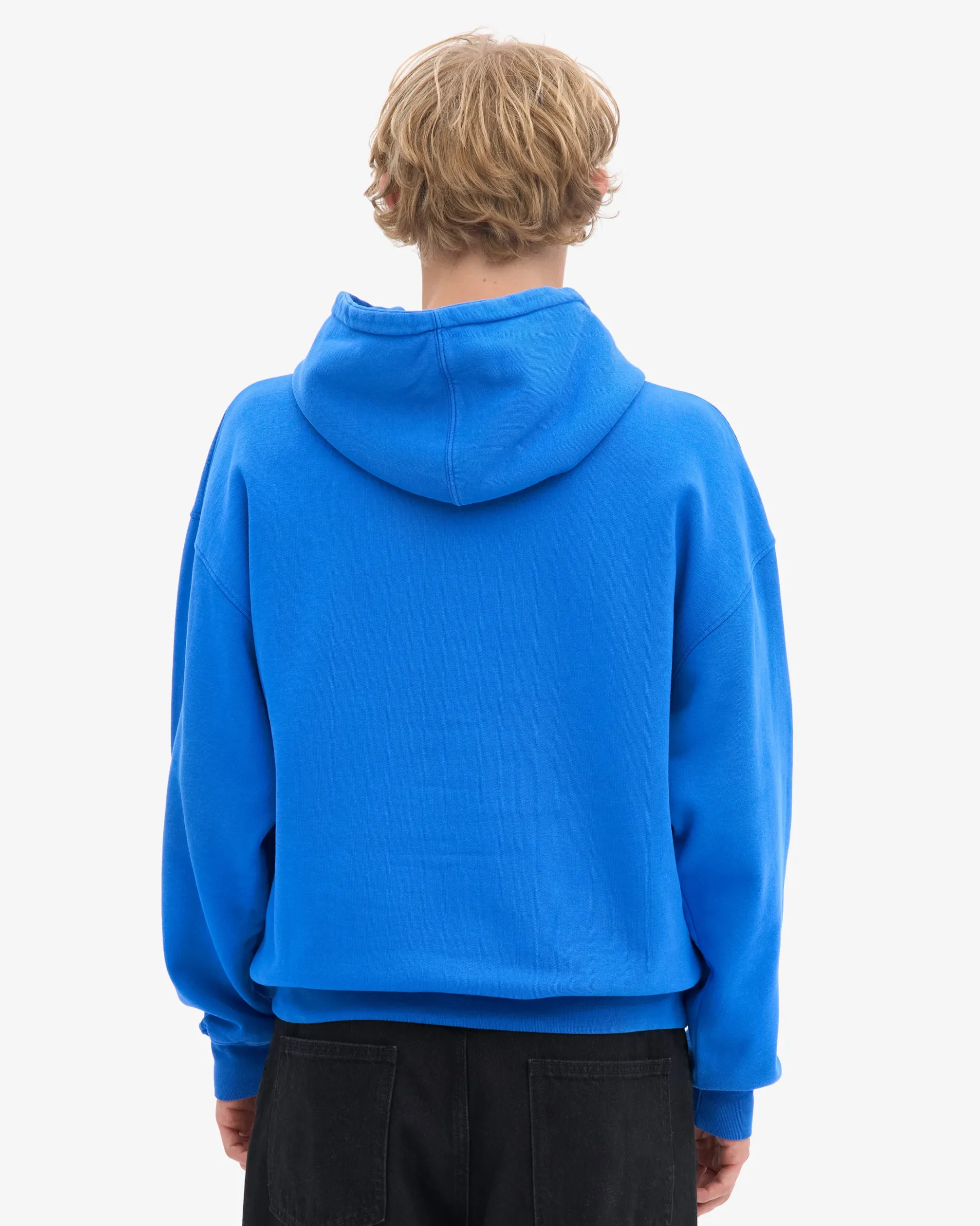 Organic Oversized Hood - Sapphire Blue