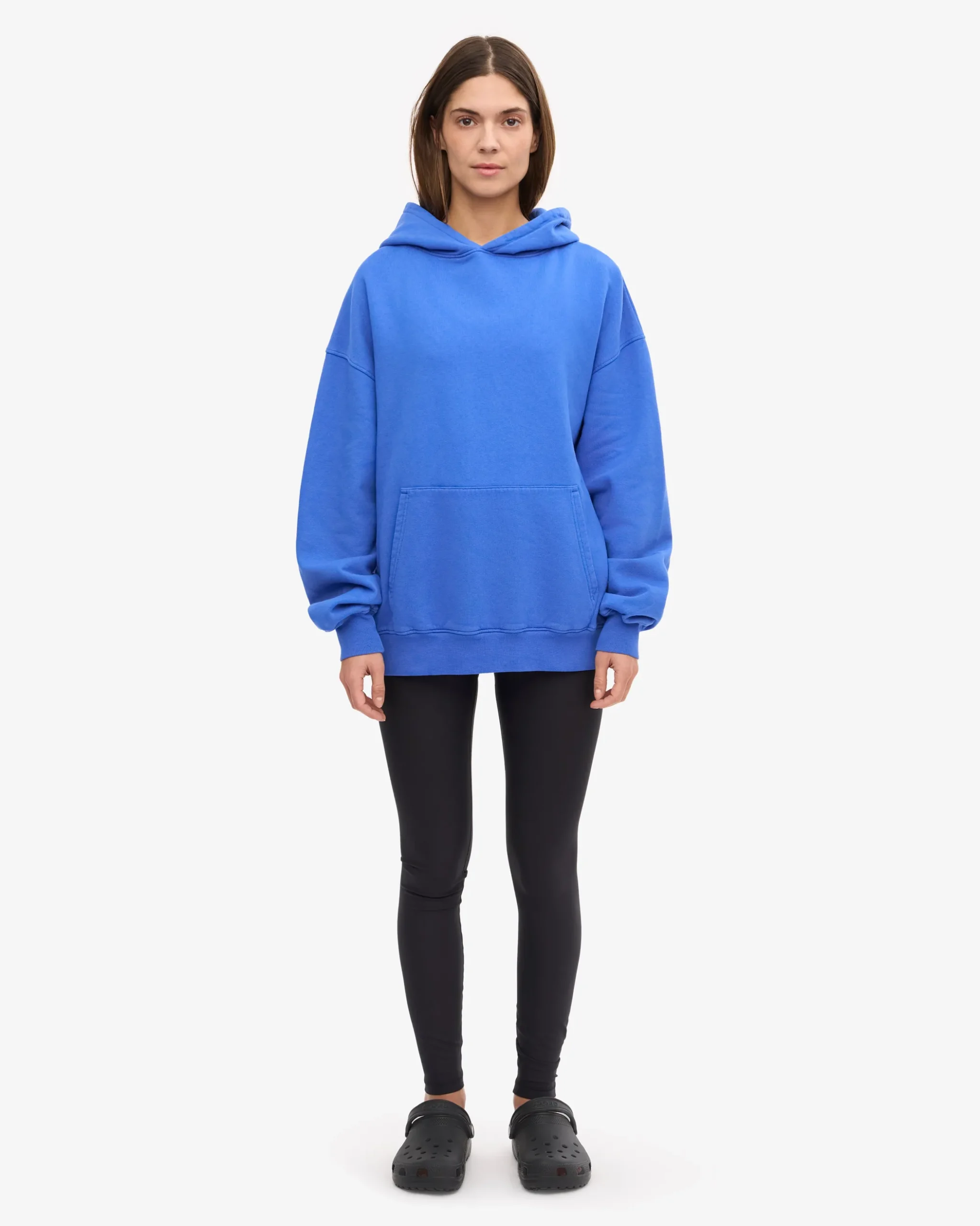 Organic Oversized Hood - Sapphire Blue