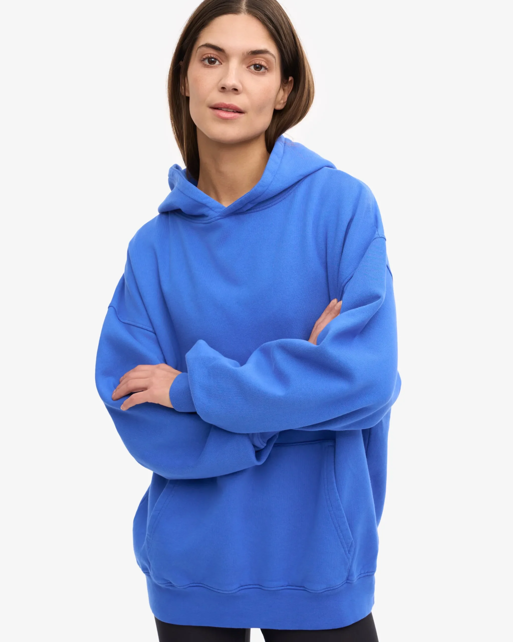 Organic Oversized Hood - Sapphire Blue