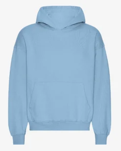 Organic Oversized Hood - Seaside Blue