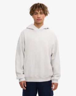 Organic Oversized Hood - Snow Melange