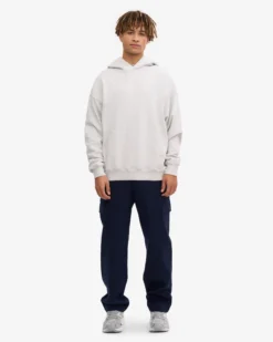 Organic Oversized Hood - Snow Melange