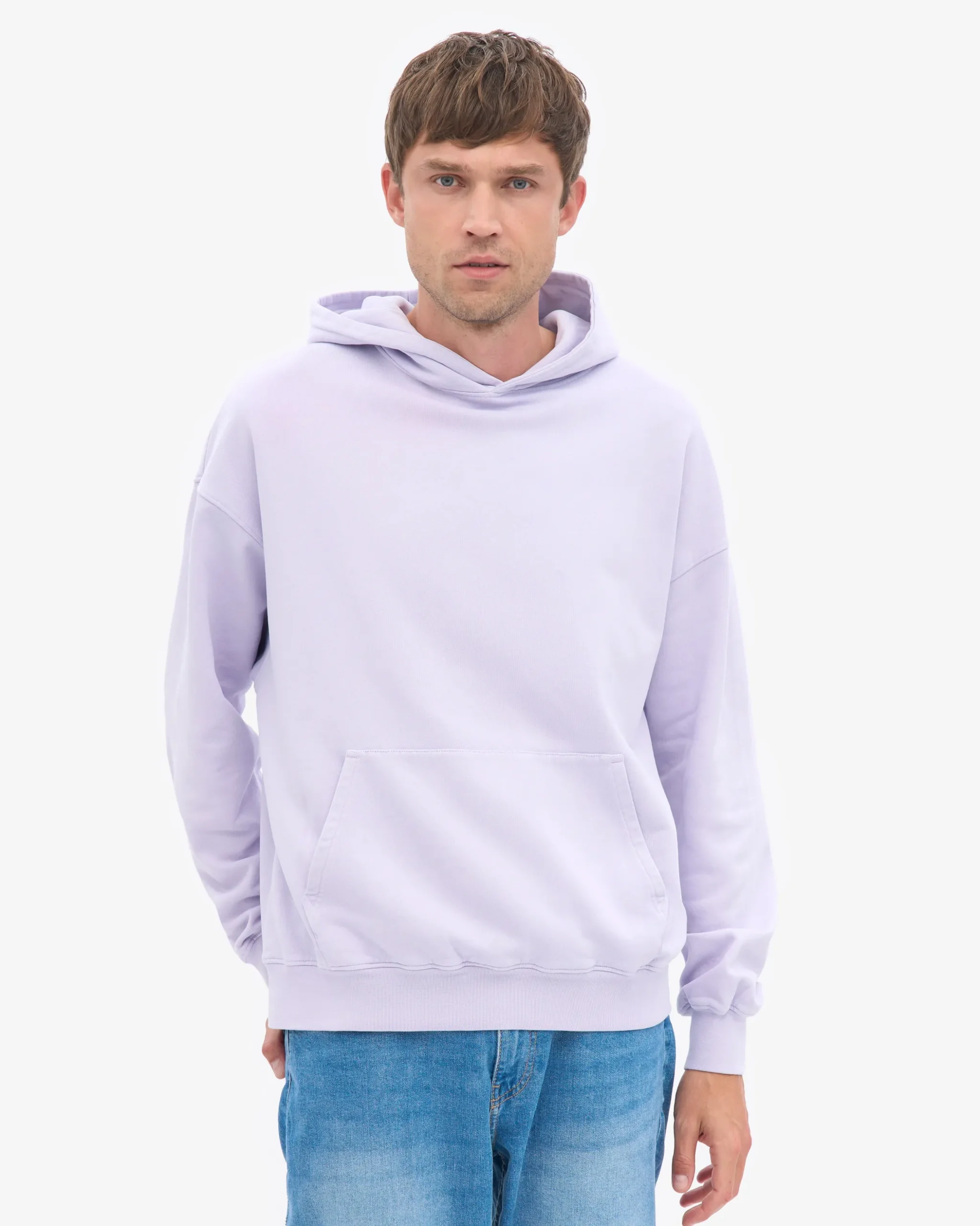 Organic Oversized Hood - Soft Lavender