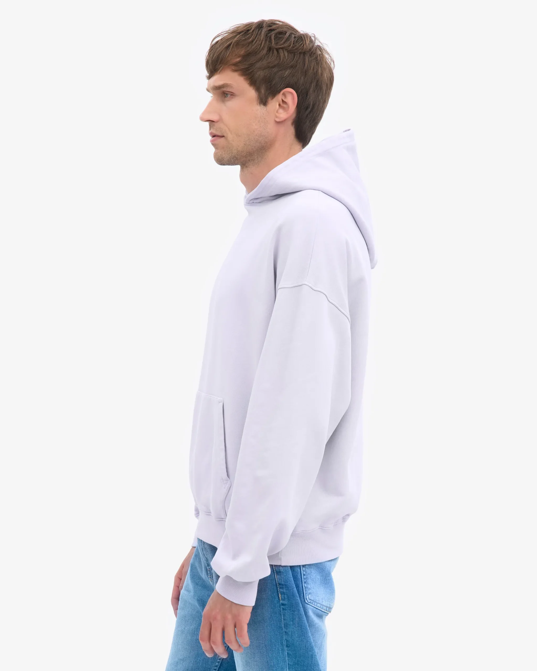 Organic Oversized Hood - Soft Lavender