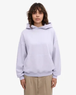 Organic Oversized Hood - Soft Lavender