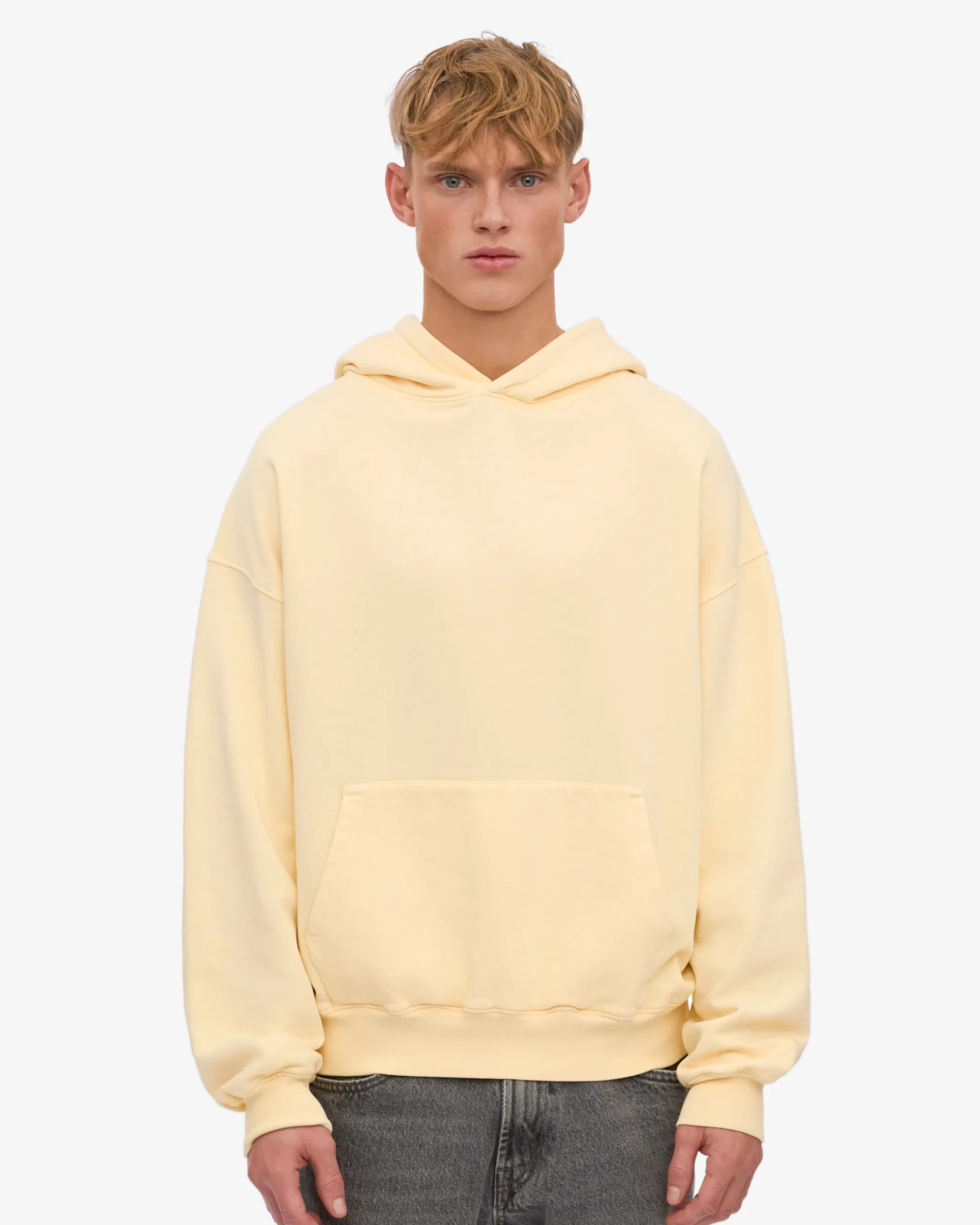 Organic Oversized Hood - Soft Yellow
