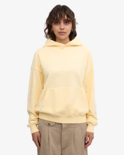 Organic Oversized Hood - Soft Yellow