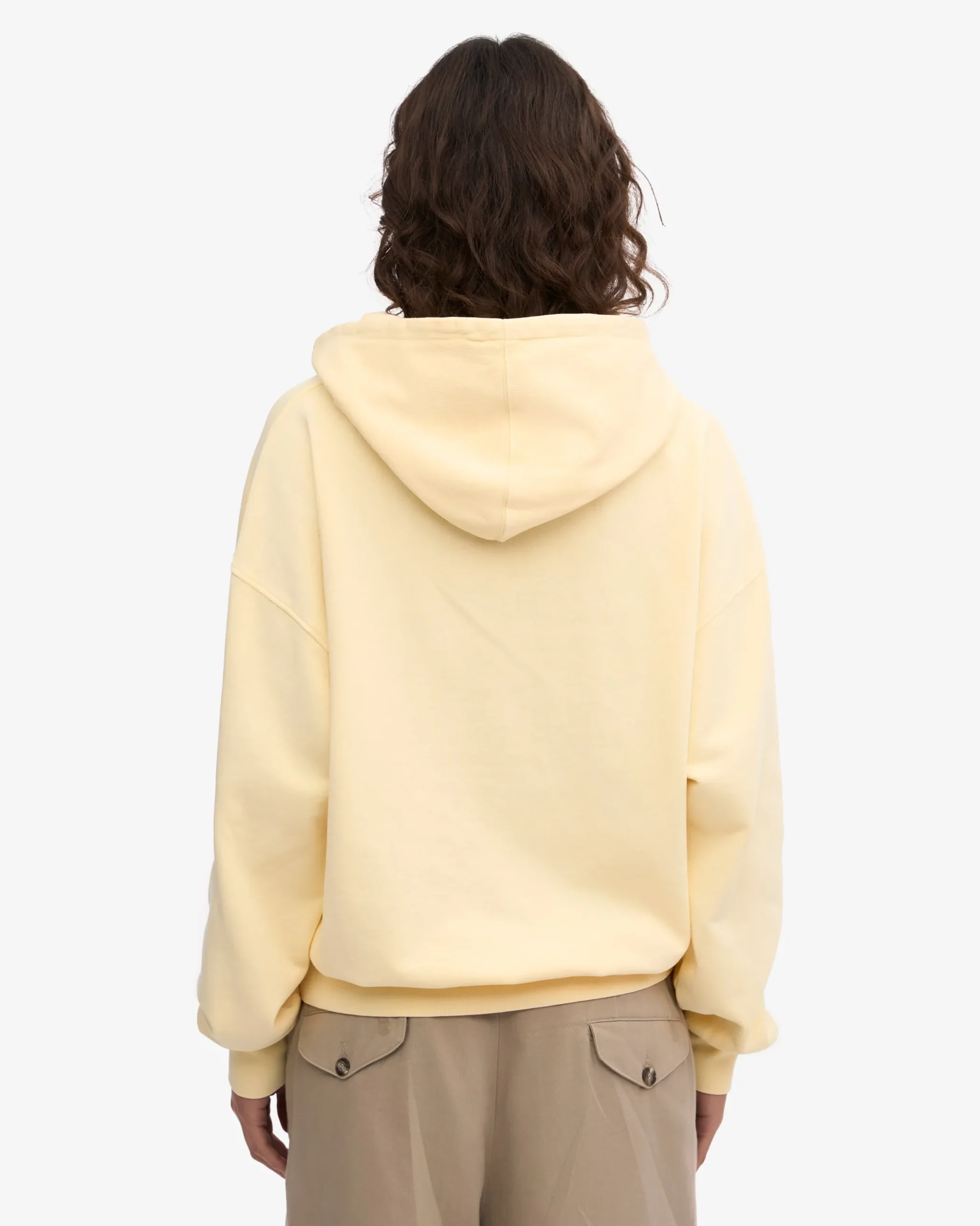 Organic Oversized Hood - Soft Yellow