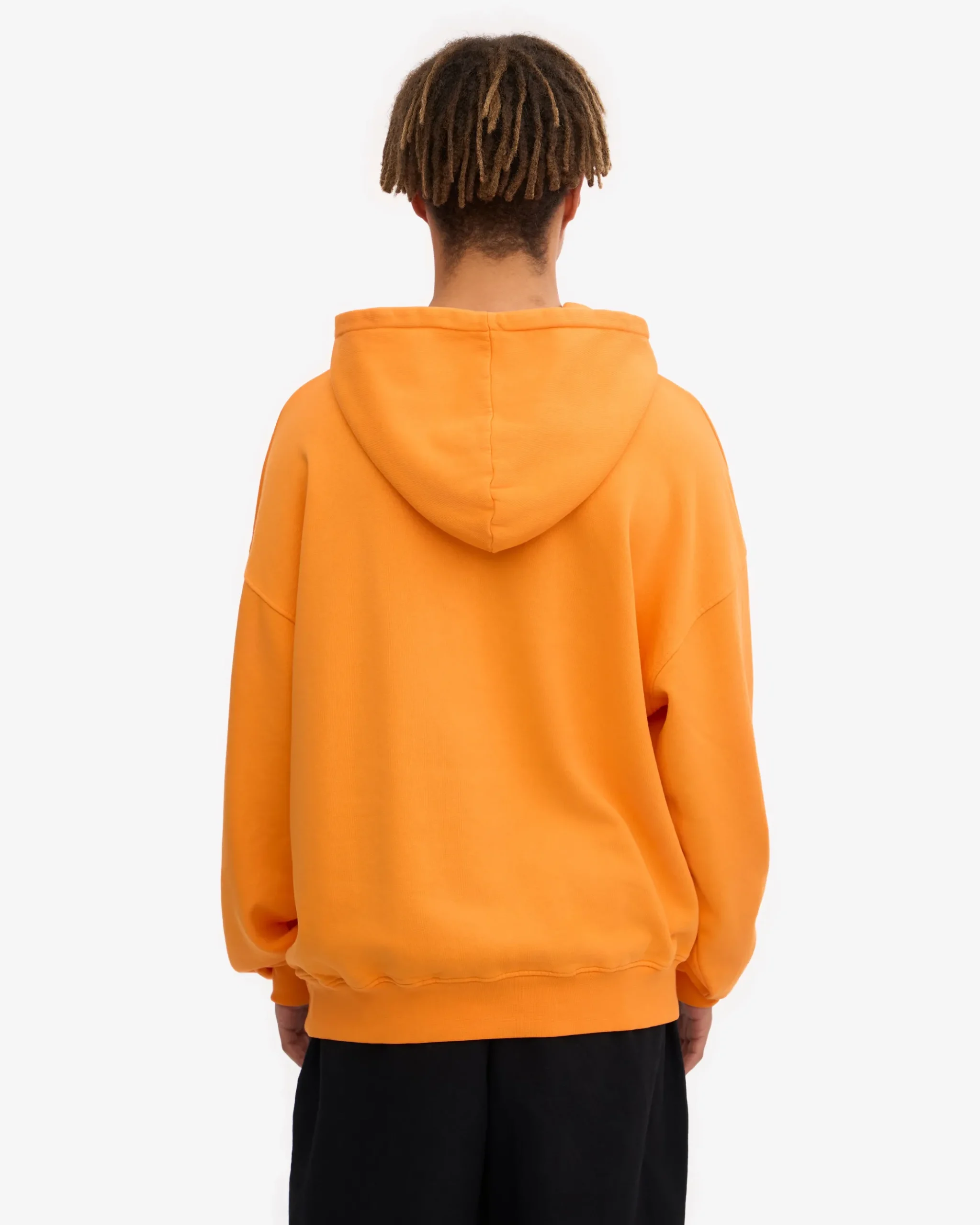 Organic Oversized Hood - Sunny Orange