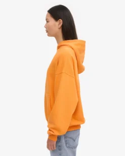 Organic Oversized Hood - Sunny Orange
