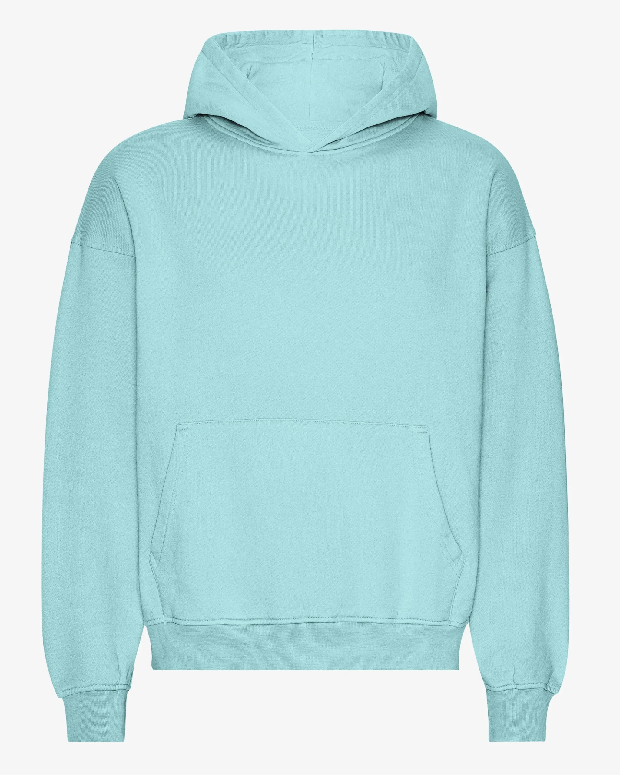 Organic Oversized Hood - Teal Blue