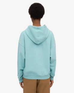 Organic Oversized Hood - Teal Blue