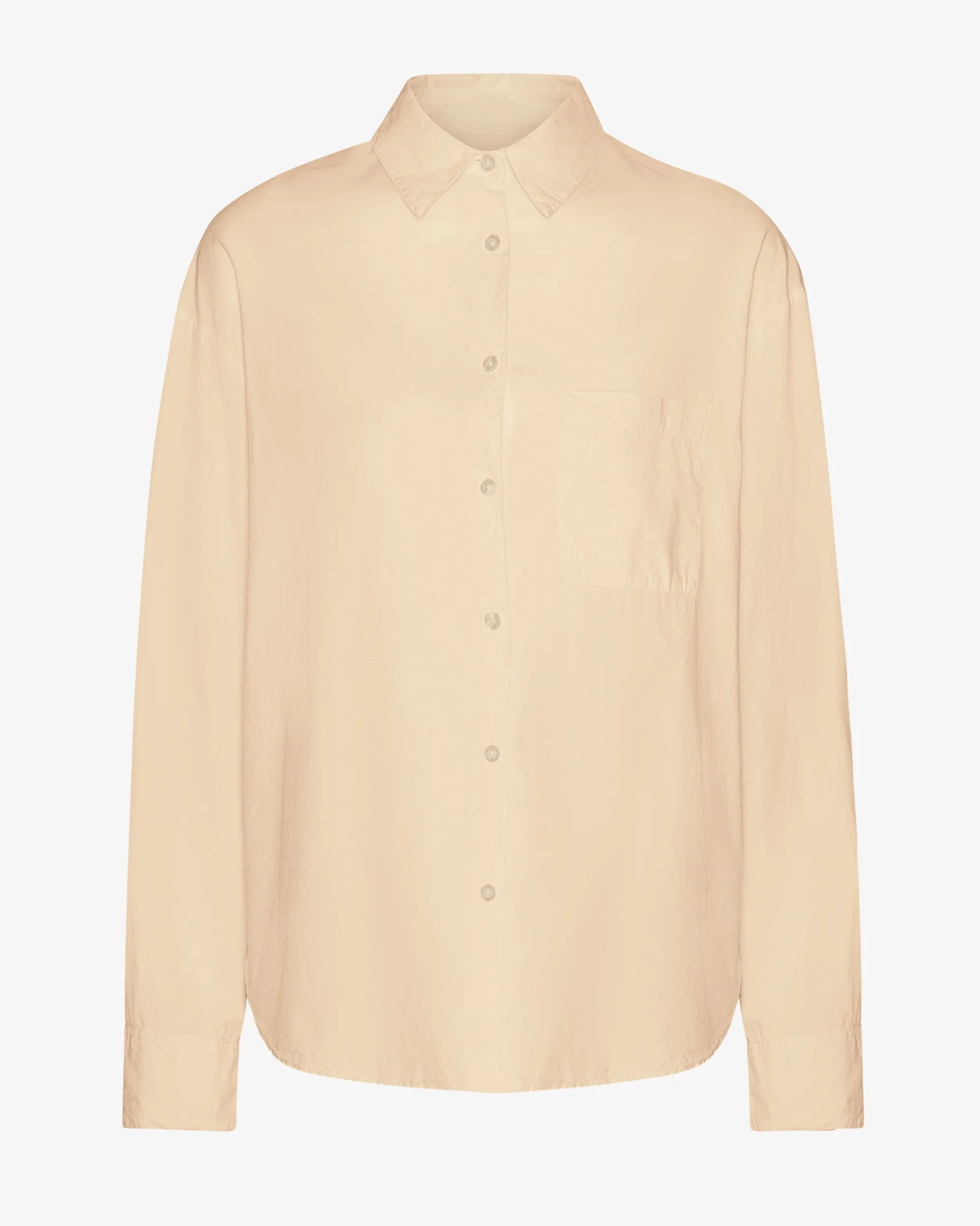Organic Oversized Shirt - Soft Yellow