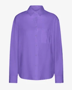 Organic Oversized Shirt - Ultra Violet
